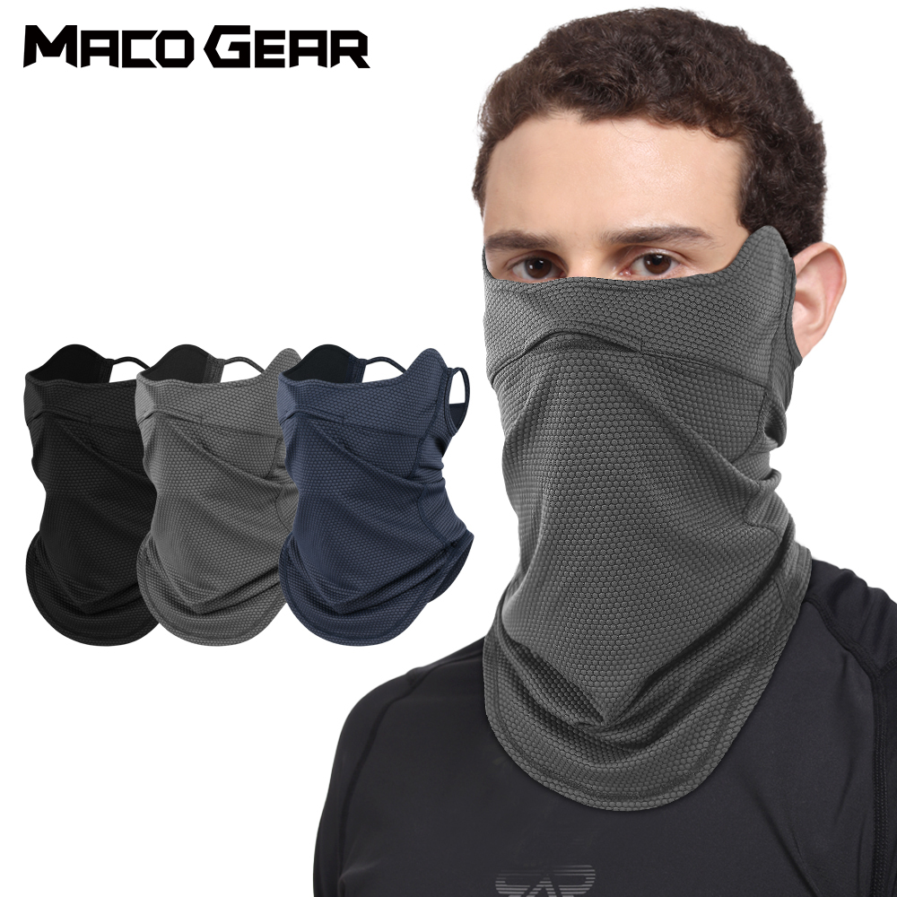 Sports Mask Breathable - Ear Hook Neck Gaiter Face Mask