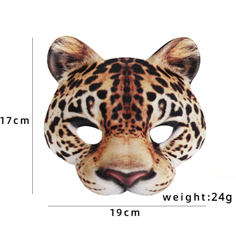3D Animal Mask Halloween Masqu - Respirator Half Face ulasan dan harga
