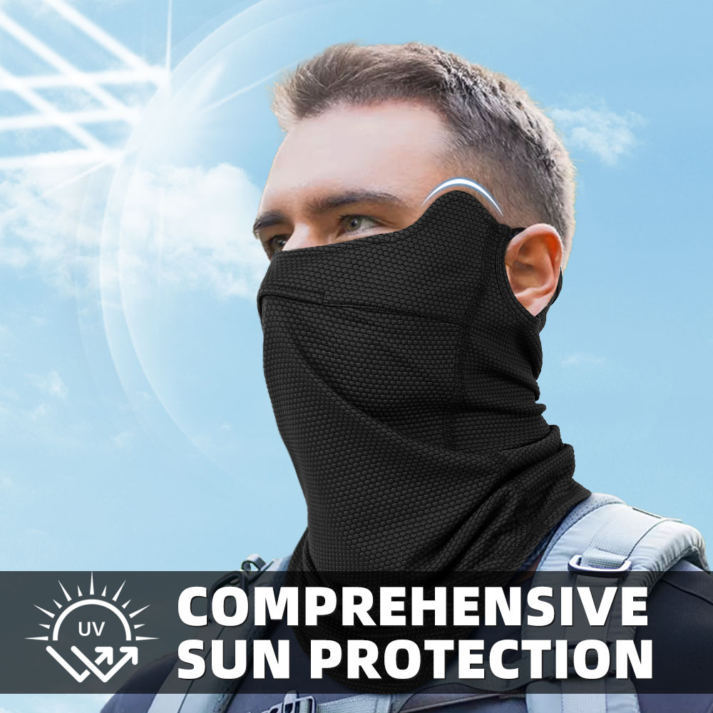 Ear Hook Neck Gaiter Face Mask - Sports Mask Breathable ulasan dan harga