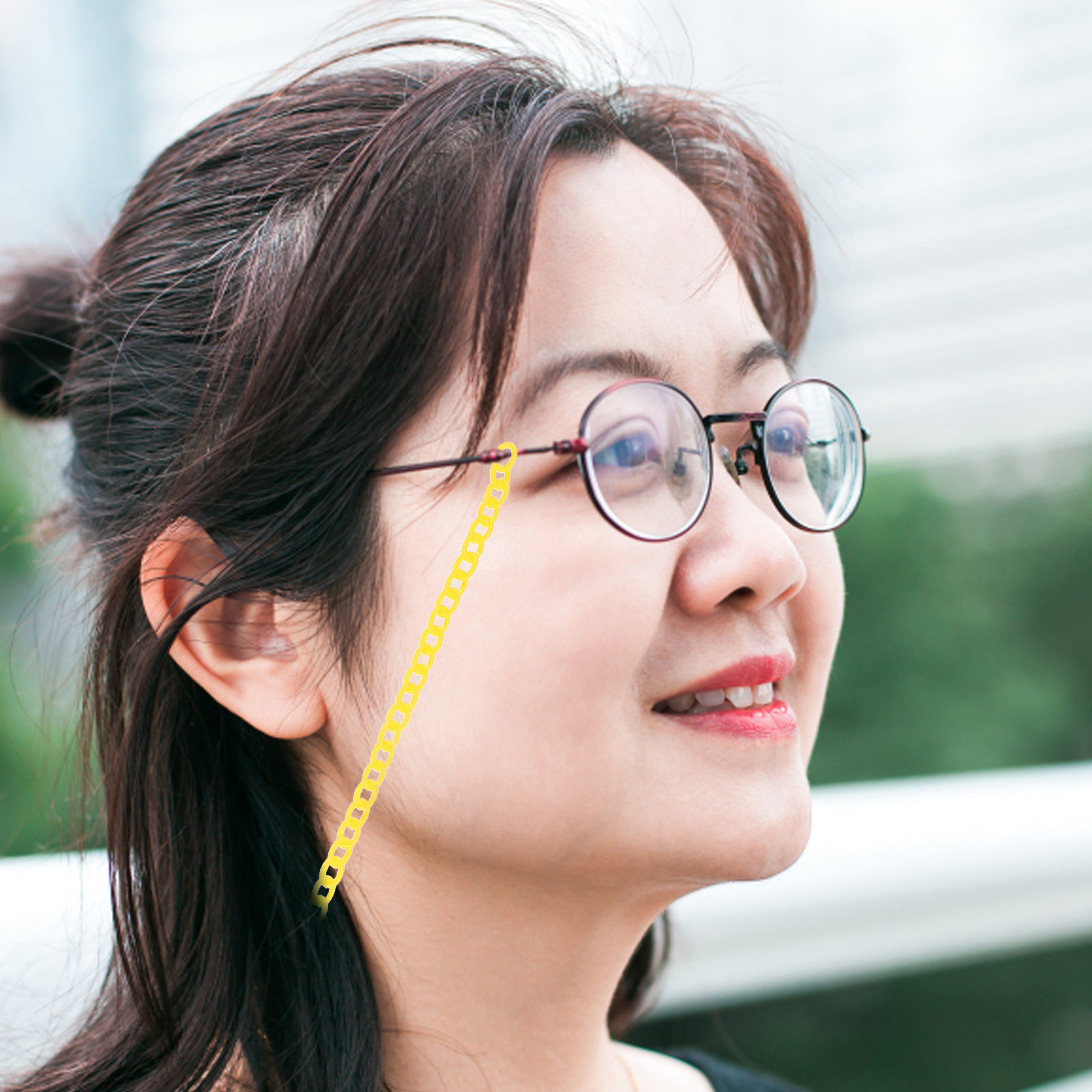 10Pcs Colorful Plastic Watch C - Mask Chain Holder ulasan dan harga