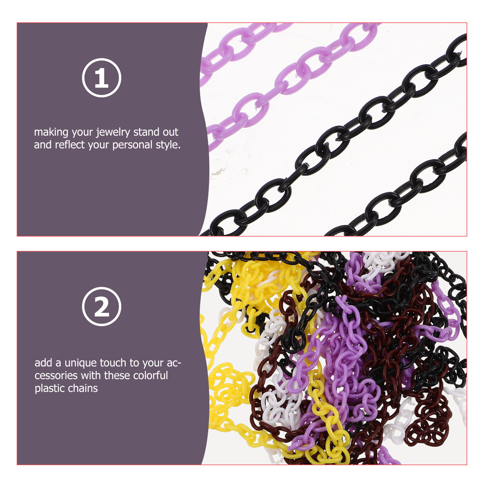 10Pcs Colorful Plastic Watch C - Mask Chain Holder ulasan dan harga