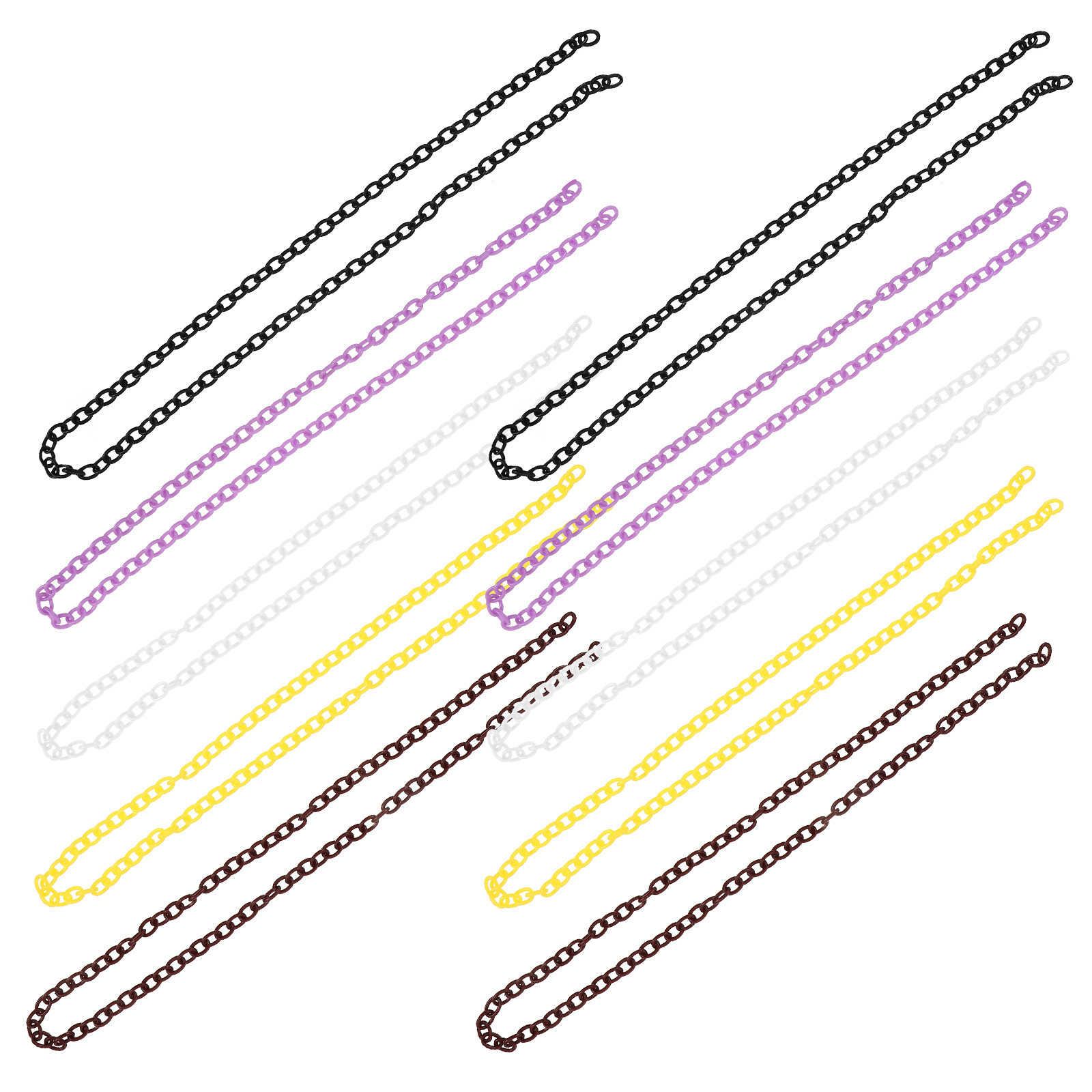 10Pcs Colorful Plastic Watch C - Mask Chain Holder ulasan dan harga
